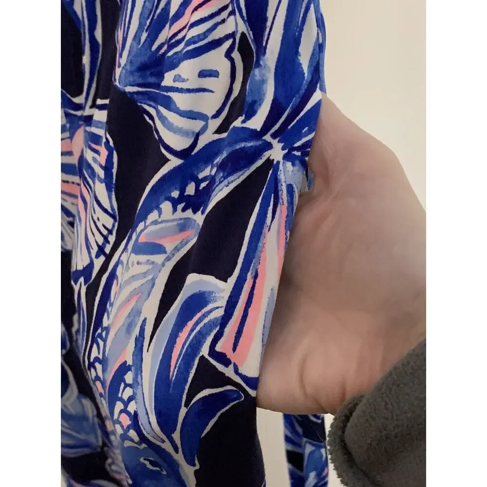 Lilly Pulitzer Aleatha Reel Life Strapless Jumpsuit New Tag Xs Tie Waist Ruffle - Picture 7 of 10